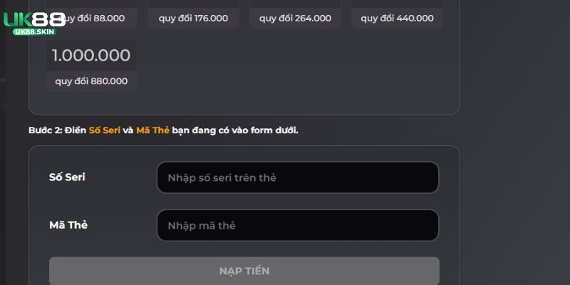 Nạp Tiền UK88 - Hướng Dẫn Chi Tiết Cách Thao Tác Từ A - Z 3 Giải đáp những câu hỏi về chủ đề nạp tiền UK88