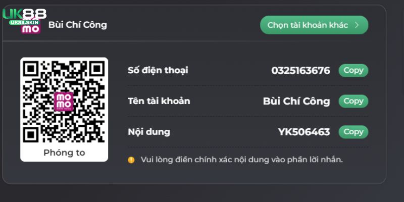Nạp Tiền UK88 - Hướng Dẫn Chi Tiết Cách Thao Tác Từ A - Z 2 Khám phá mẹo nạp tiền giúp người chơi tiết kiệm thời gian